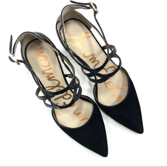 Sam Edelman Orelon Pointy Toe Ankle Strap - Picture 2 of 8